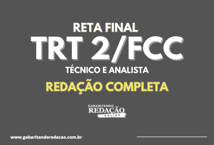 RETA FINAL TRT2 - FCC 
