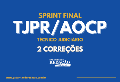 SPRINT FINAL  TJPR - AOCP