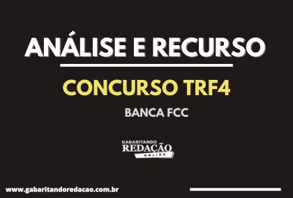 ANLISE PARA RECURSO TRF4 / FCC