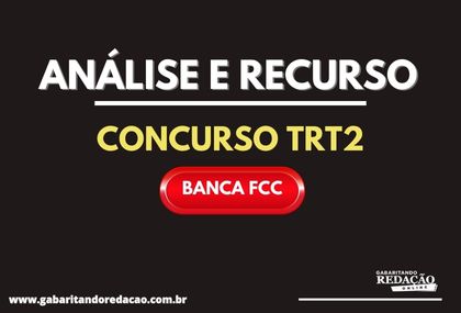 ANLISE PARA RECURSO TRT2/ FCC