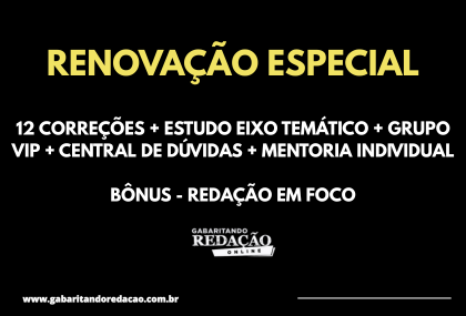 RENOVAO ESPECIAL