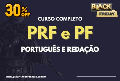 PF / PRF COMPLETO - PORTUGUS E REDAO