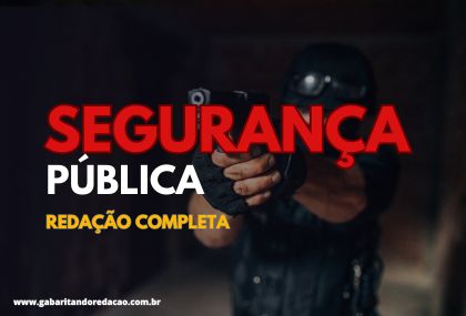 CURSO DE REDAO PREPARATRIO PARA REA DE SEGURANA PBLICA