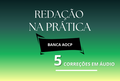 REDAO NA PRTICA AOCP 5 CORREES