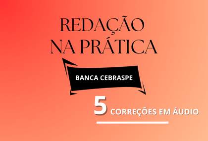 REDAO NA PRTICA CEBRASPE 5 CORREES