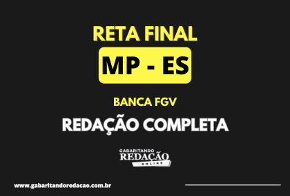 RETA FINAL MPES - FGV