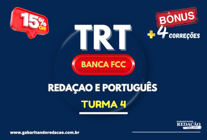 PREPARAT�RIO REDA��O E PORTUGU�S TRT BANCA FCC / Promocional