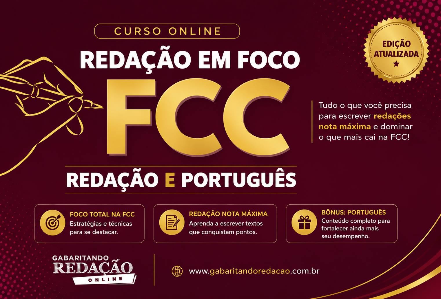 REDA��O EM FOCO BANCA FCC