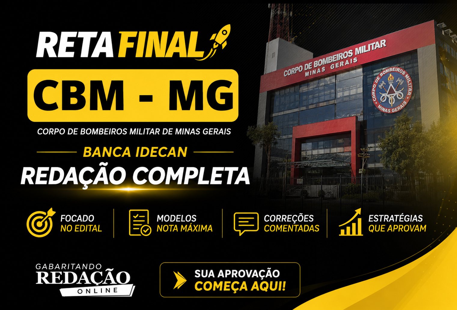 RETA FINAL  CBMMG (CARGO: CADETE BM)