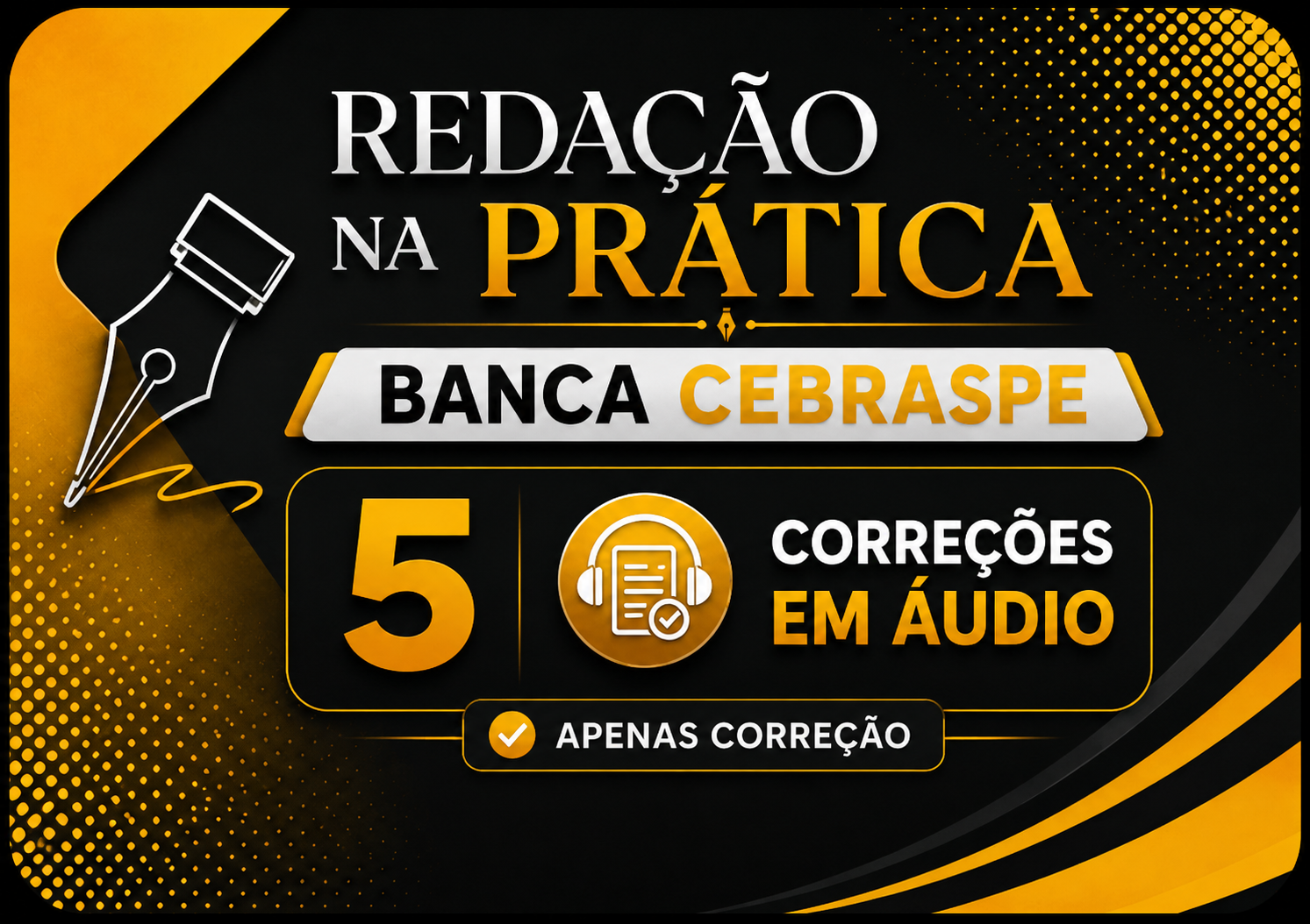 REDA��O NA PR�TICA CEBRASPE 5 CORRE��ES