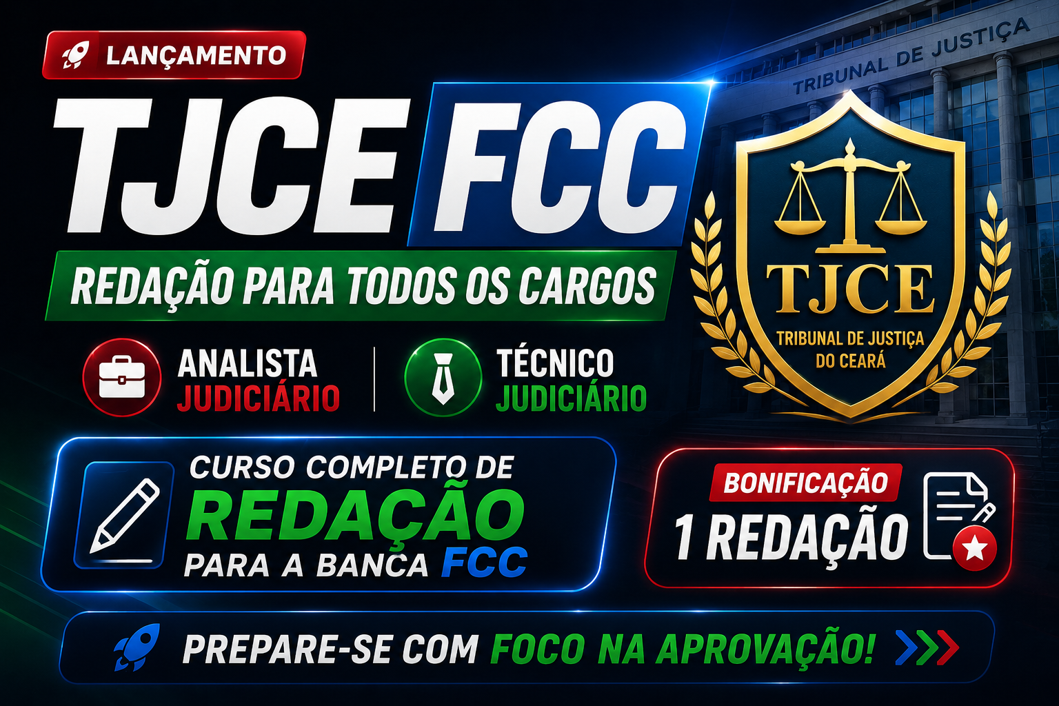 CURSO COMPLETO DE REDA��O - TJCE