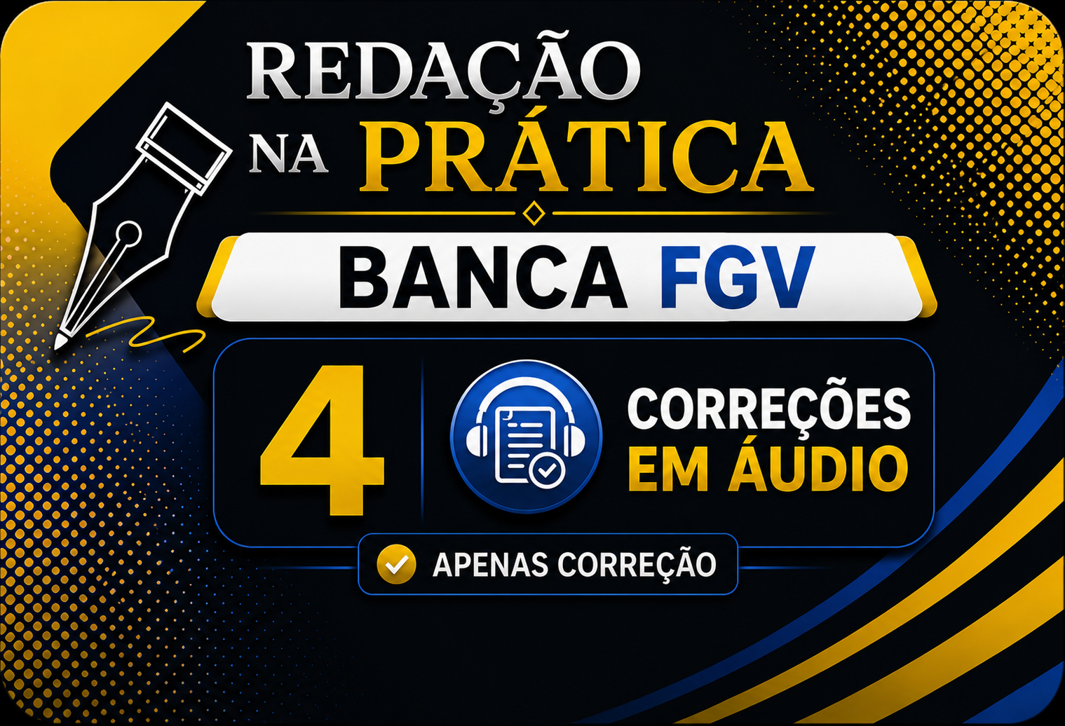 REDA��O NA PR�TICA FGV 4 CORRE��ES