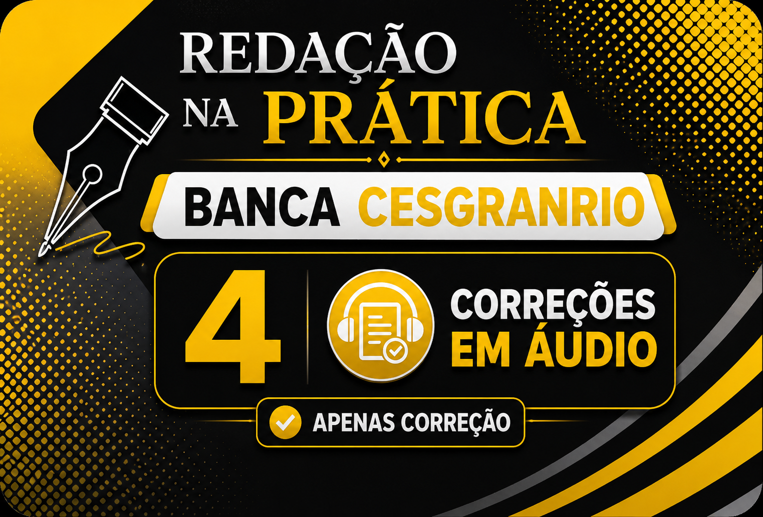REDA��O NA PR�TICA CESGRANRIO 4 CORRE��ES