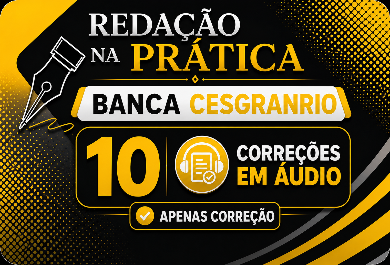 REDA��O NA PR�TICA CESGRANRIO 10 CORRE��ES