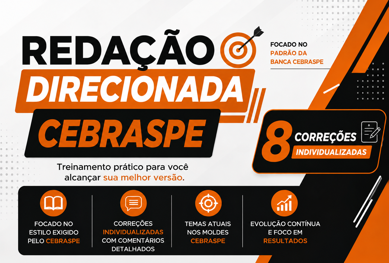 REDA��O DIRECIONADA CEBRASPE - 8 CORRE��ES