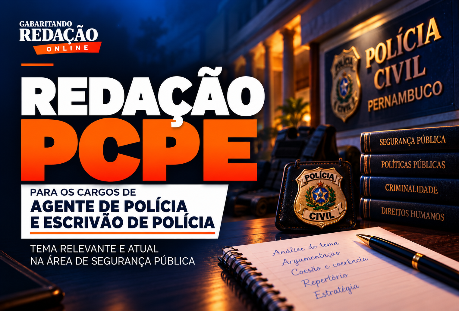 CURSO COMPLETO DE REDA��O PCPE - CEBRASPE